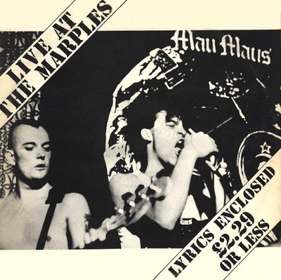 Mau Maus - Live At The Marples - Used Vinyl Record - A6997z