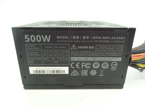 Cooler Master MPW-5001-ACAAN1 Elite V3 500 500W Power Supply - Picture 5 of 6