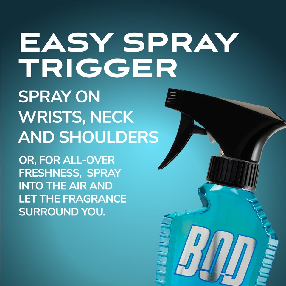 BOD Man Fragrance Body Spray Blue Surf 8 fl oz Free Shipping FRESH eBay