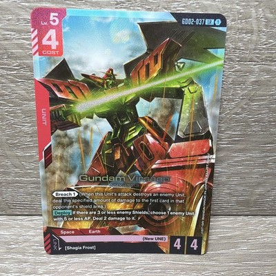 Gundam TCG Card Game Dual Impact GD02-037 LR Gundam Virsago