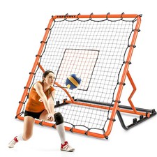 Baseball Rebounder Net, 4x4.5 FT Base Ball Softball Pitch Back Rebounder with...