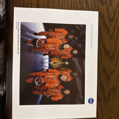 NASA Space Shuttle STS-129 Crew Lithograph (8 1/2 x 11)
