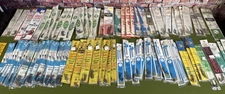 lot of 100 + Vintage Snell Fishing Hooks Pack size 1-6, Vanpac Dakota Huck Finn