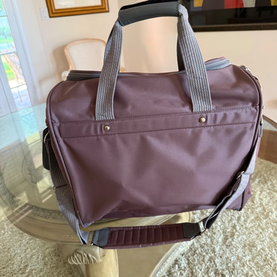 Bolsa de equipaje vintage Samsonite estribor fin de semana malva 1987  Foto 2 de 4