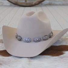 Antiqued Concho Hat Band   Briscoe