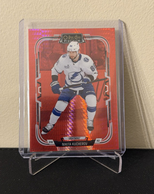 O-Pee-Chee 2025-26 Platinum Red Prism #118 Nikita Kucherov Lightning 61/199