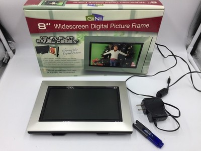 GiiNii 8'' Digital Picture Frame,Widescreen,Slim W/ 8GB USB Drive Manual Included