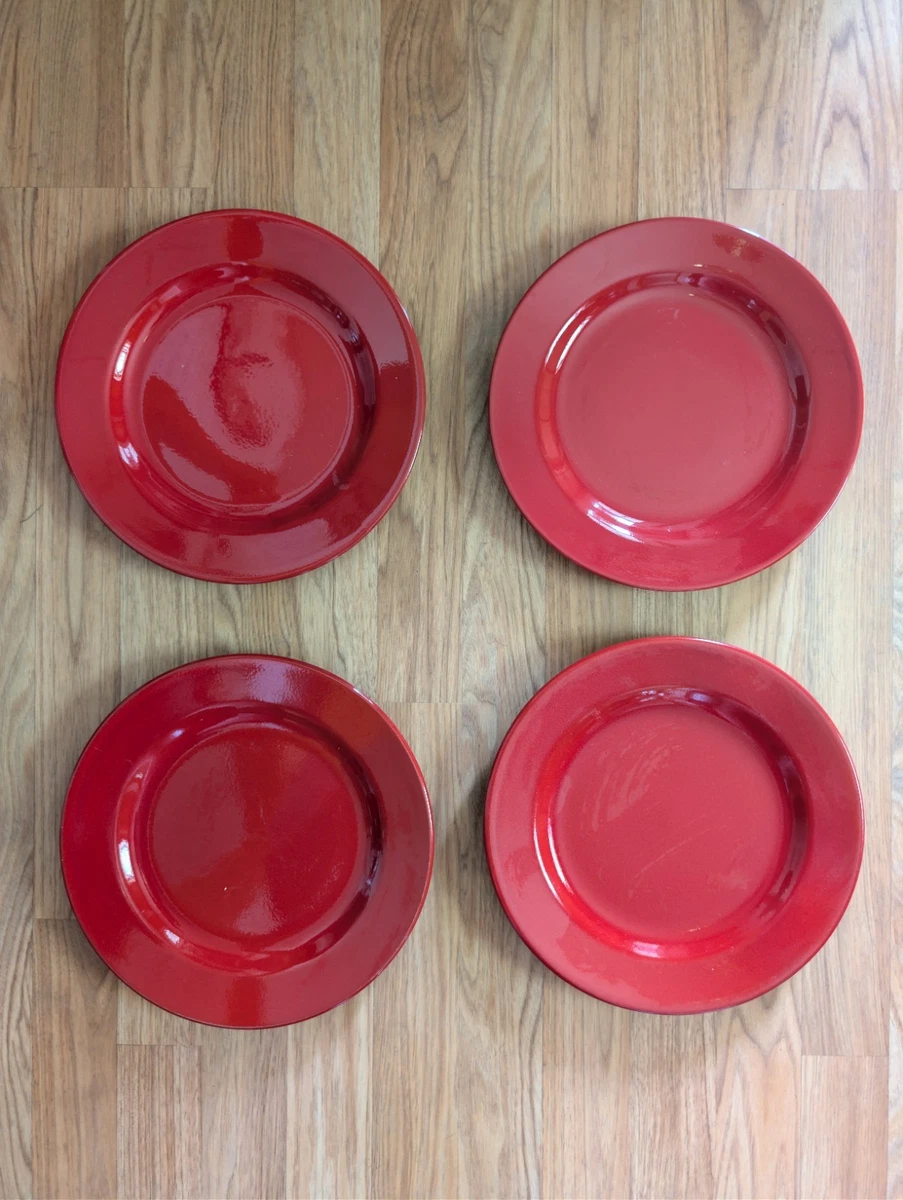 Pier 1 Imports Red Earthenware Dinnerware Plates for sale | eBay