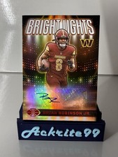 2024 Illusions Bright Lights Signatures Brian Robinson Jr. #BLS-BRJ Red /99 (AU)