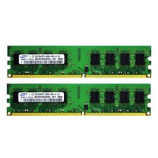 4GB Kit 2x 2GB DDR2 800MHz PC2-6400U Computer Desktop Memory RAM For Samsung