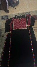 Vintage Handmade Palestinian Embroidery Wedding Palestine Dress Thoub