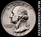 1953-D Washington Quarter- Silver Choice Gem Brilliant Uncirculated  #i4143