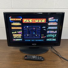 Sanyo DP19640 19" LCD TV Monitor HDMI A/V 720p HD W/ Remote Retro Gaming - READ