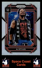 2023 Panini Prizm WWE #119 AJ Styles Silver