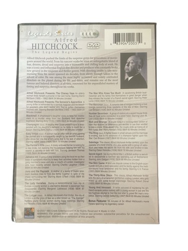 Alfred Hitchcock - The Legend Begins (DVD, 2007, 4-Disc Set) 20 Movies - Picture 2 of 2