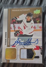 2023 Upper Deck Team Canada Juniors - Men's U-20 Tyson Hinds #14 Autograph Patch