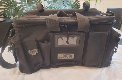 Hatch D1-BLACK Police Patrol Safety Heavy Duty Black Water Resistant Nylon Bag