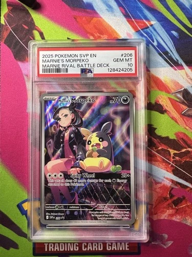 PSA 10 Marnie’s Morpeko Illustration Rare #206 Pokémon Scarlet & Violet Promo