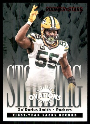 2020 Rookies & Stars Ovations Za'Darius Smith Green Bay Packers #SO-19