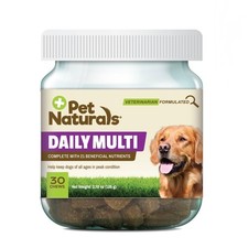 Pet Naturals Daily Multivitamin for Dogs Veggie Flavor 30 Count Yummy Chews 2/27