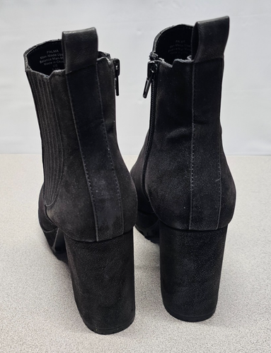 Mix No. 6 Palma Platform Boots Womens Size 8.5 Black 4" Block Heel Ankle Booties - Picture 8 of 10