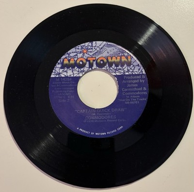 THE COMMODORES Brick House/Captain Quick Draw MOTOWN 45 RPM L@@K!