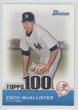 2010 Bowman Topps 100 Prospects Zach McAllister #TP82 0c4
