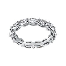 925 Sterling Silver White CZ Halo Infinity Ri...