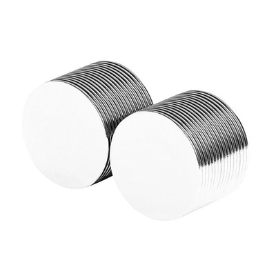 3/4 x 1/32 Inch Thin Neodymium Rare Earth Disc Magnets N52 (32 Pack) - Image 1 of 2