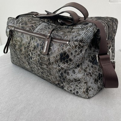 Gharani Strok große Ledertasche Reisetasche Wochenende Flug Kabine Übernachtung Tier