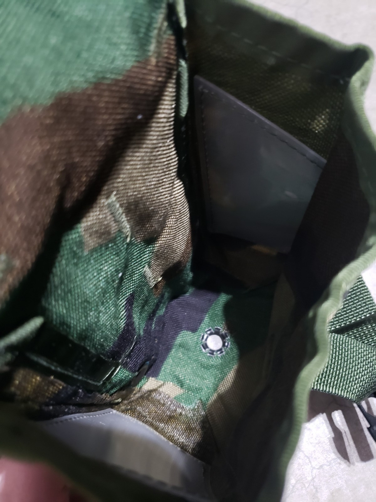 1 USGI 100rd SAW Pouch General Purpose Utility Pouch 100 Round M81 Woodland Camo