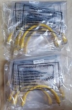  20 PACK Category 6 Patch Cord 7 inch Yellow