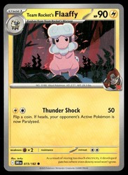 Team Rocket's Flaaffy 073/182 Destined Rivals Common