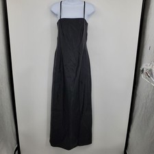 Vintage Watters and Watters Black Minimalist Cocktail Prom Classy Formal Dress 8