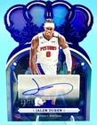 2022-23 Panini Crown Royale Jalen Duren Rookie Crown Auto /75