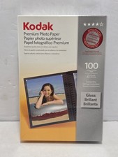 NEW Kodak Premium Photo Paper 4x6 Instant Dry Gloss 1034388 100 Sheets