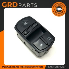 GENUINE VAUXHALL CORSA D 2006-2014 2 WAY DRIVERS SIDE WINDOW SWITCH 13258521AA