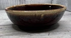 Vintage McCoy Brown Drip Glaze 6" Bowl Oven Proof USA #1413 AS-IS Factory Flaws