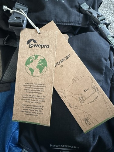 Lowepro PhotoSport BP 15LAW III Photo Backpack With Gear Up Accessory Strap Kit - Picture 5 of 6