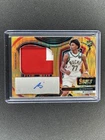 2024-25 Panini Select Aj Johnson Rookie Auto Patch /30 Orange Pulsar