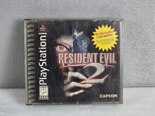 Resident Evil 2 (Sony PlayStation 1, 1998) Black Label PS1 Complete w/Reg Card