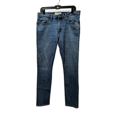 GAP 1969 Jeans Men  s 33x32 Blue Skinny Stretch Denim