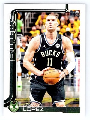 2025-26 Topps Basketball 58 Brook Lopez, Milwaukee Bucks
