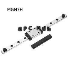 1 PIEZA NUEVA MGN7 150mm Guía de Riel Deslizante Lineal con Bloque de Carro Deslizante MGN7H