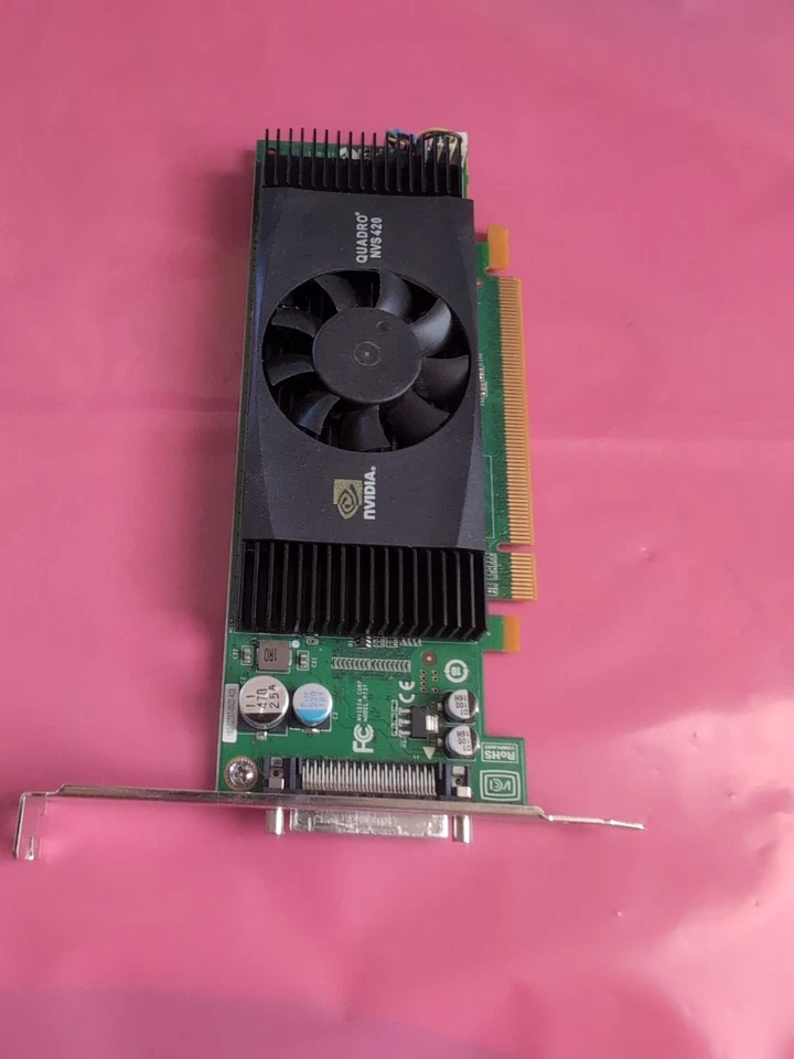 nVidia Quadro NVS420 512mb Quad-DVI PCI-E Video Card 0K722J NVS 420 - Image 4 of 4
