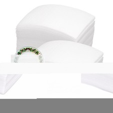 Foam Pouches, 3.9 x 7.9 Inch, White  100 Pcs , Foam Cushion Pouches