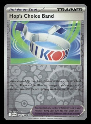 Hop's Choice Band 148/159 UC Journey Together Reverse Holo NM/M Pokemon