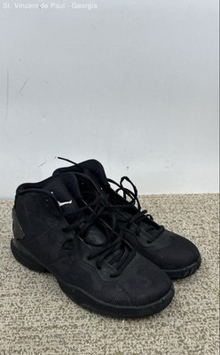 Nike Air Jordan Super.fly 4 Po Black Solid Athletic Shoe Men's Size 10
