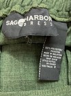 Vintage 90s Sage Harbor Women's Green Textured Tapered Leg Pants Size 8 — photo 3