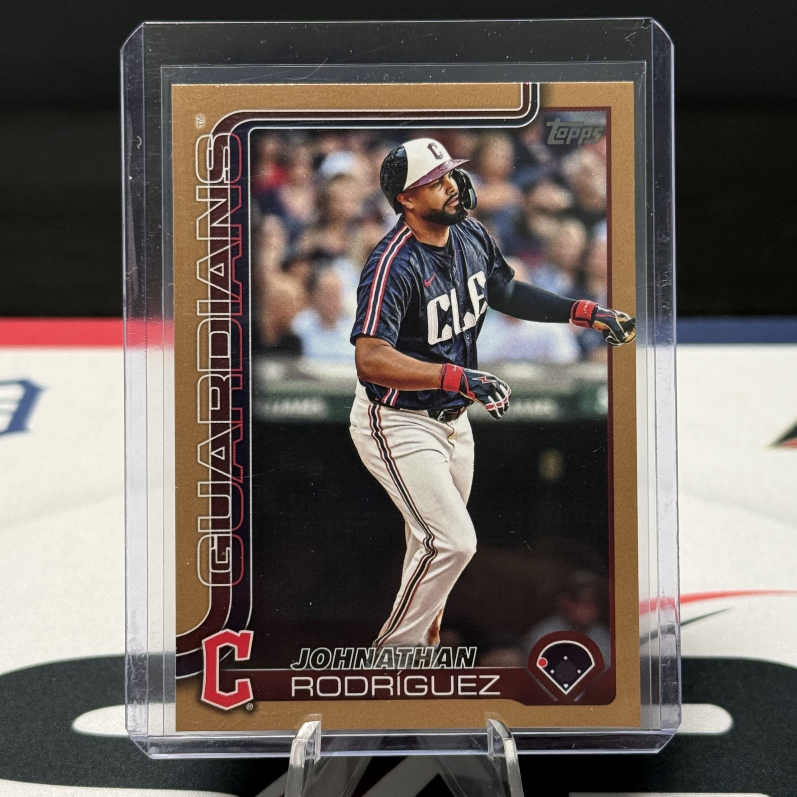 Johnathan Rodriguez 2025 Topps Update Series Gold Border #1862 /2025 Guardians